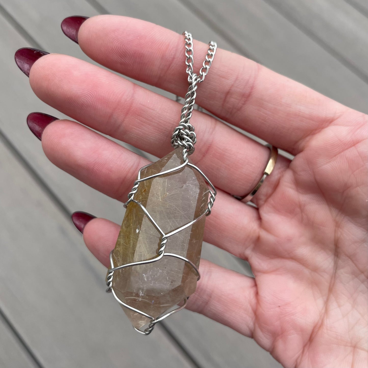 DT Rutilated Quartz Necklace