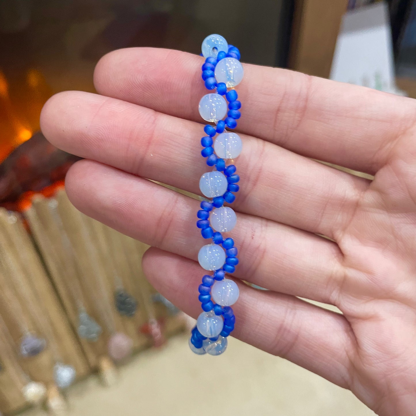 Wavy Bracelet: Opalite 1