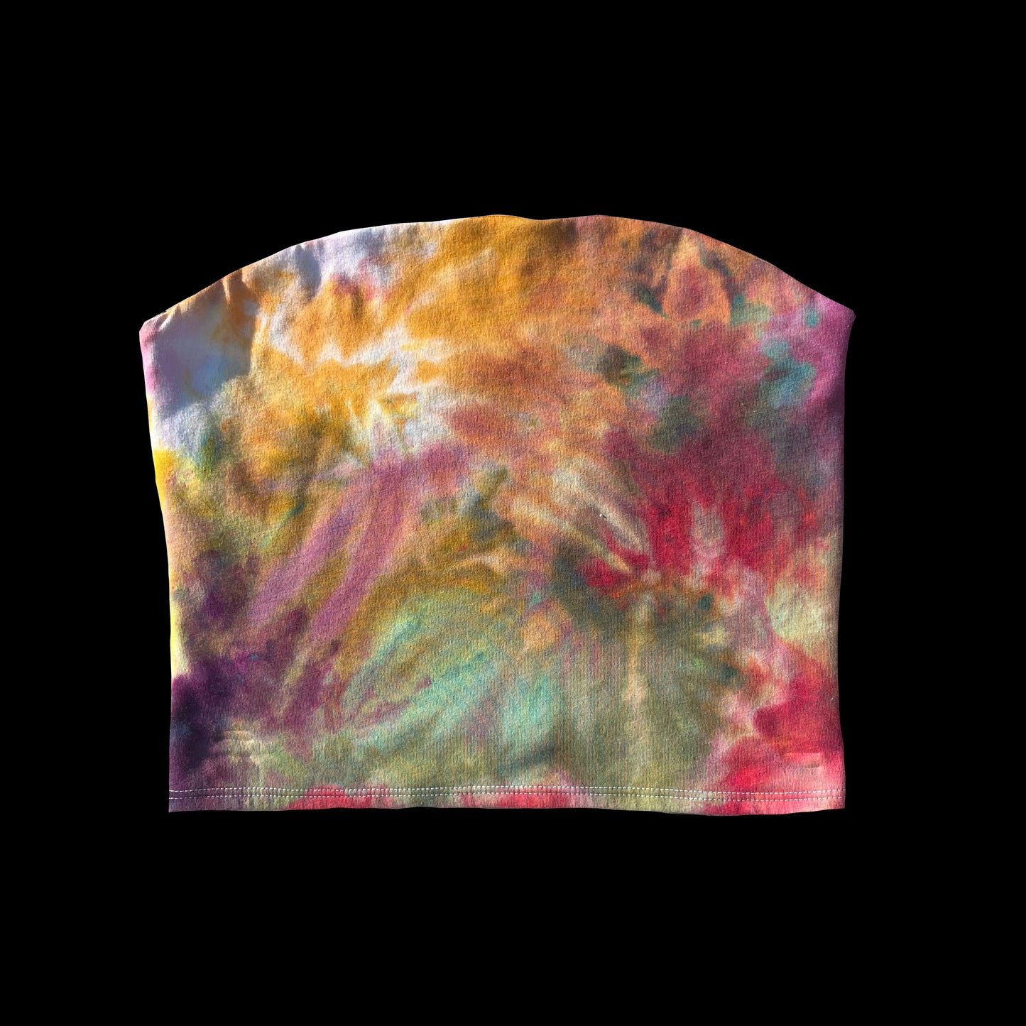 M tube top: handmade tie-dye