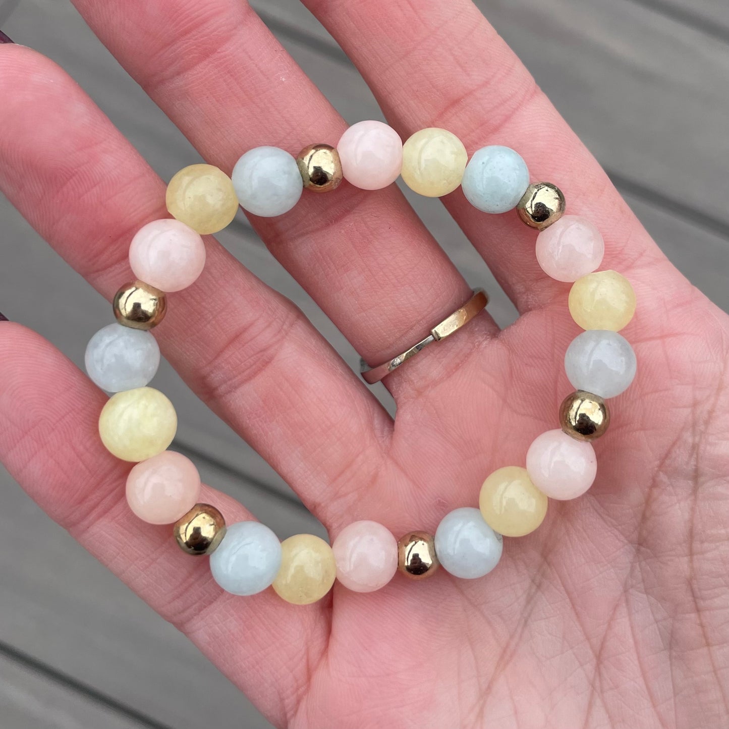 Aura Bracelet: Morganite