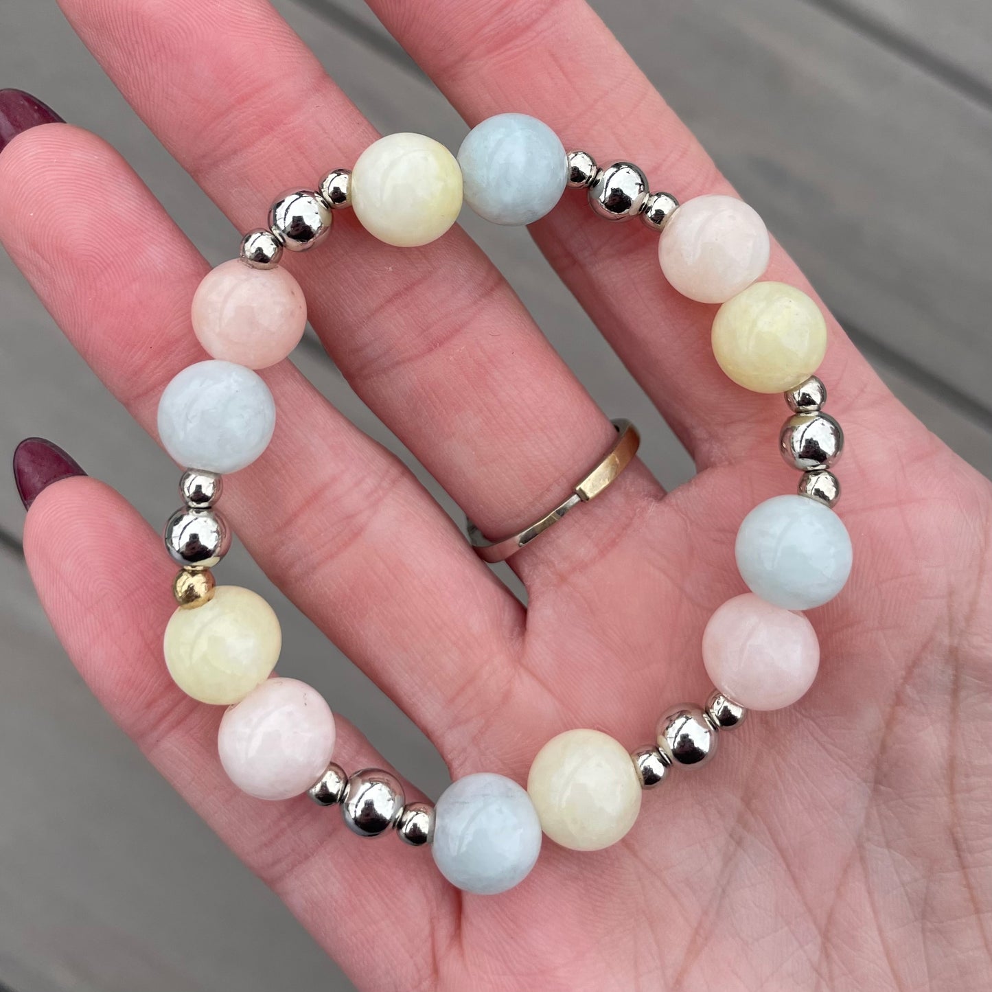 Aura Space Bracelet: Morganite