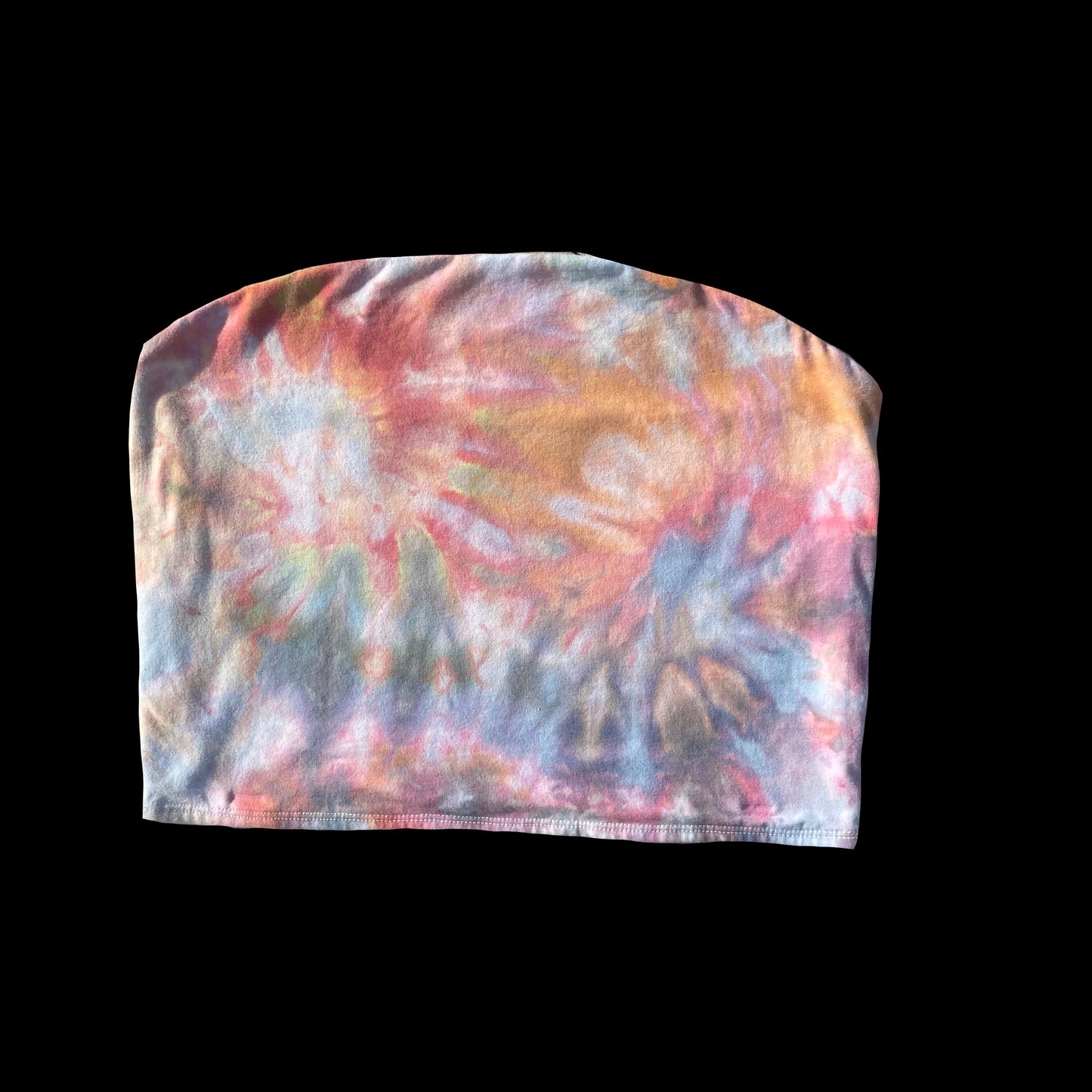 2XL tube top: handmade tie-dye