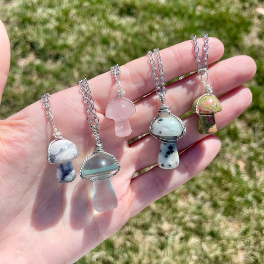 Mushroom Necklaces