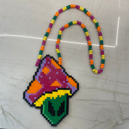 LSDREAM Mushi Mushi Perler Necklace