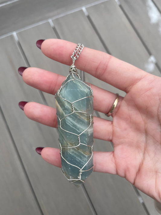 DT XL Carribean Calcite Necklace