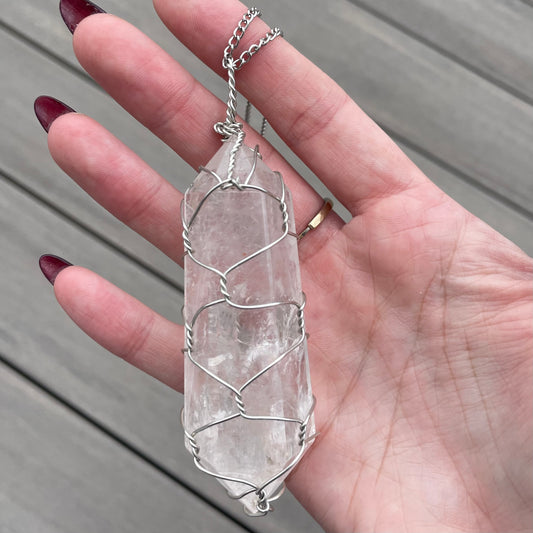 DT XL Clear Quartz Necklaces