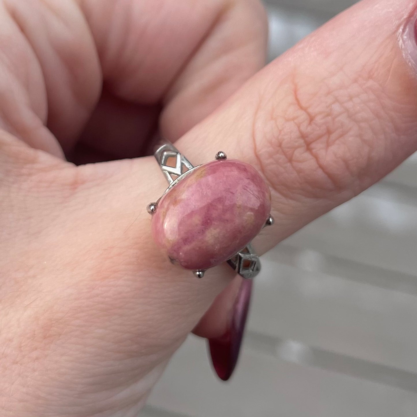 Rhodonite Ring