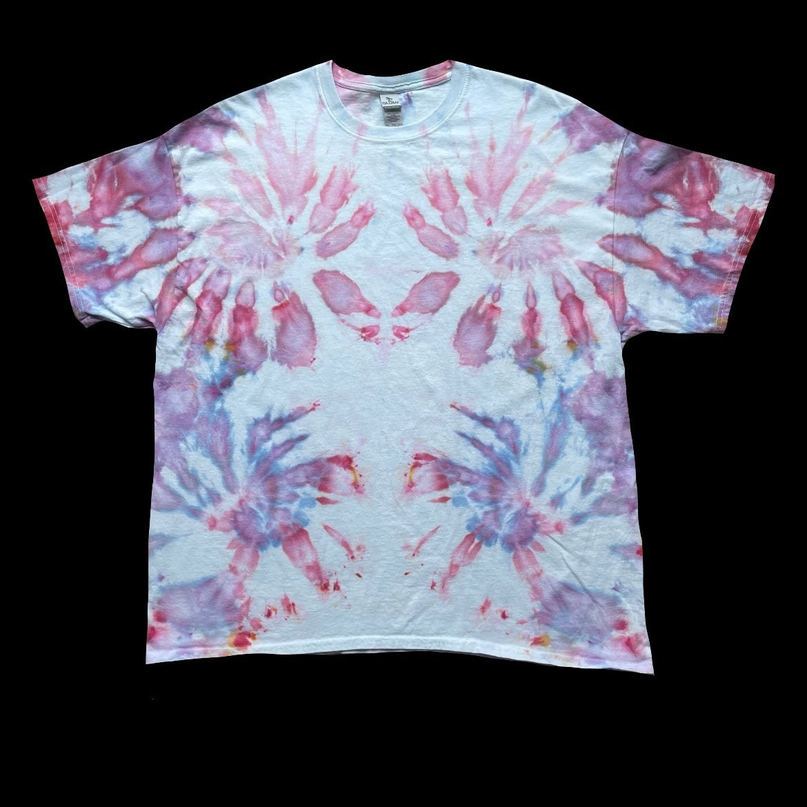 2XL tee: handmade tie-dye