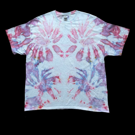 2XL tee: handmade tie-dye