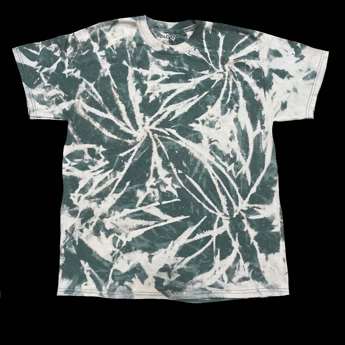 L tee: handmade tie-dye