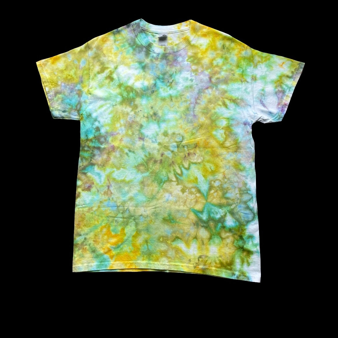 M tee: handmade tie-dye