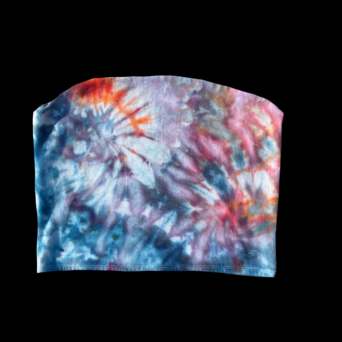 L tube top: handmade tie-dye
