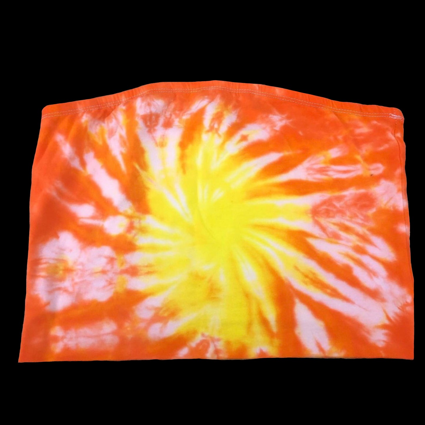 L tube top: handmade tie-dye