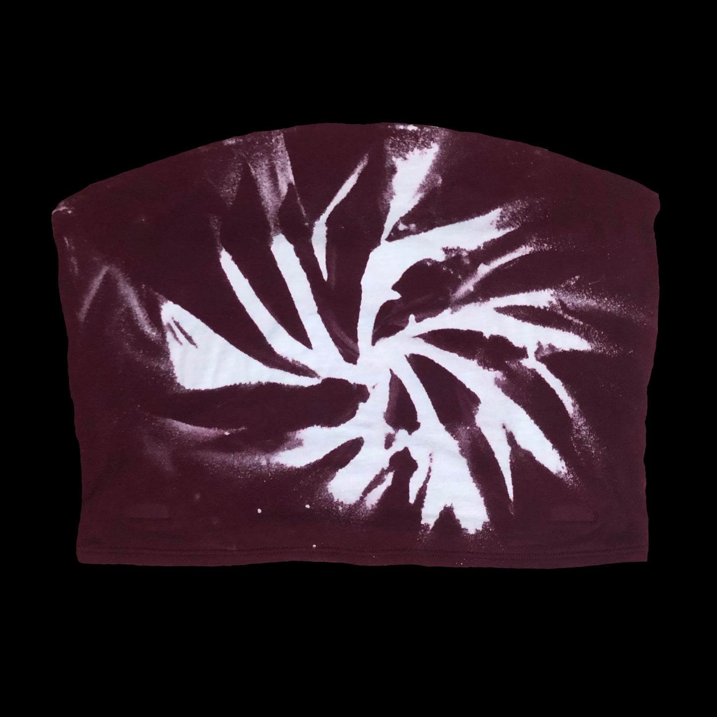 L tube top: handmade tie-dye