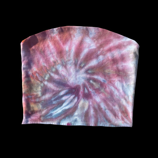 M tube top: handmade tie-dye