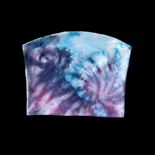 S tube top: handmade tie-dye